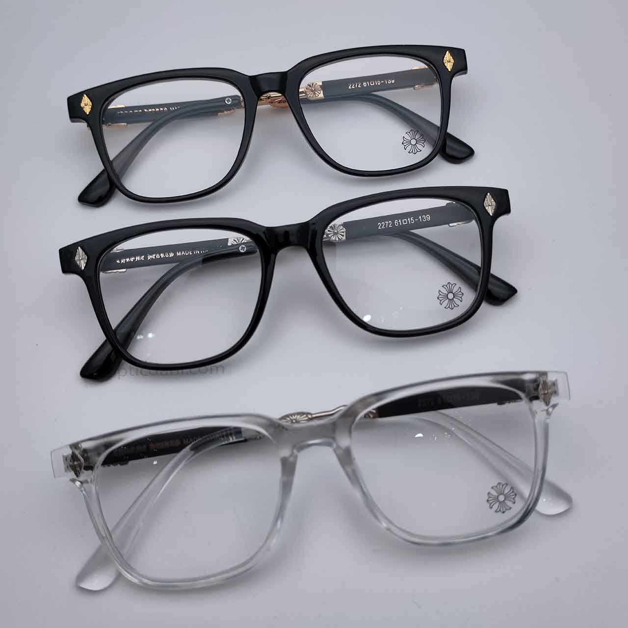 فریم عینک طبی کروم هارتز کد Chrome Hearts 2272