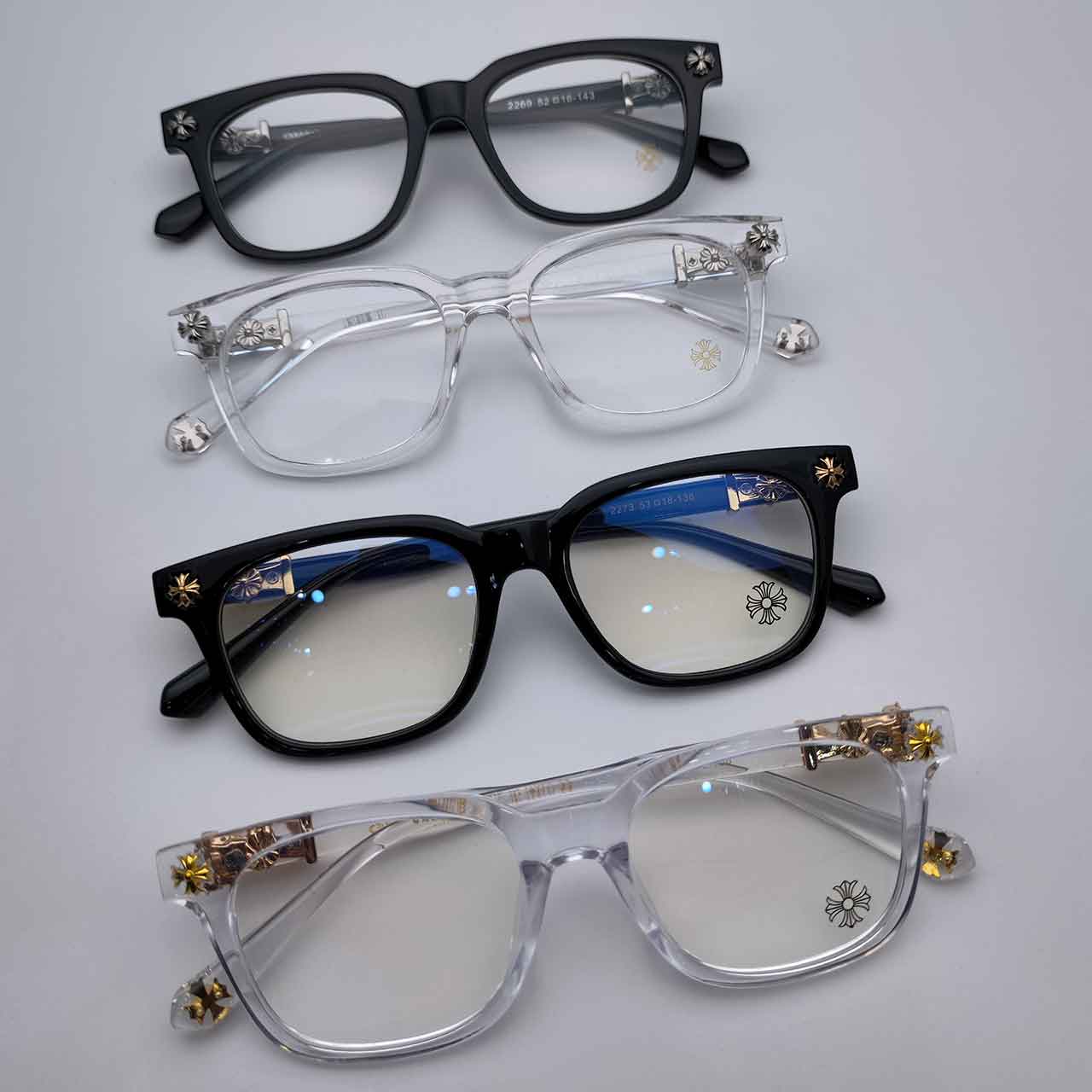 فریم عینک طبی کروم هارتز کد Chrome Hearts 2273