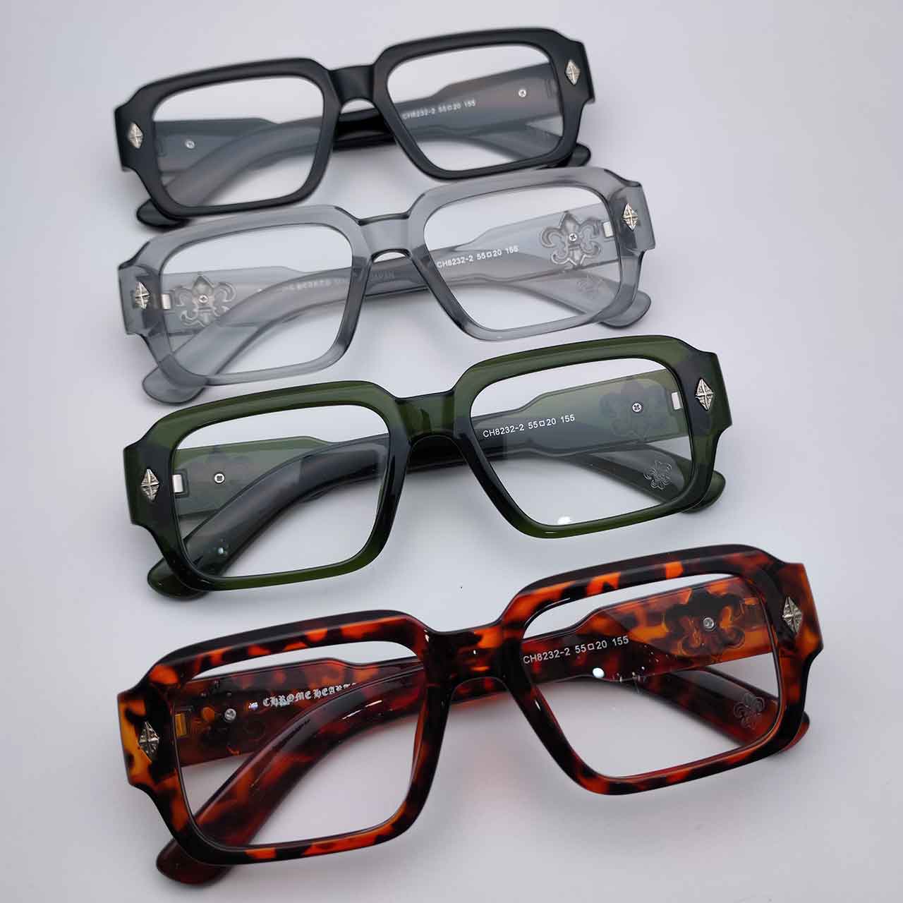 فریم عینک طبی کروم هارتز کد Chrome Hearts 8232
