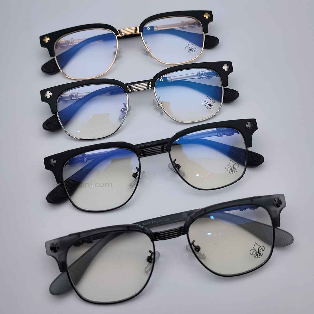 فریم عینک طبی کروم هارتز کد Chrome Hearts 9217